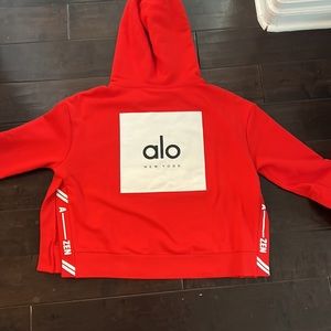 Alo red sweatshirt